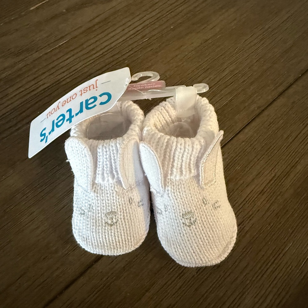 Carter's EASTER BUNNY Knit baby Booties